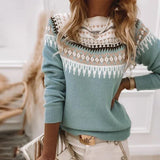Tabitha | Women's Printed Cotton Sweater