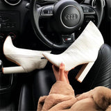 Skye | Women’s Leather Ankle Boots with Heel
