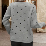 Beatrix | Women's Polka Dot Knitted Sweater