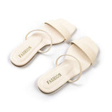 Poppy | Minimalist Square Toe Sandals