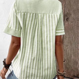 Beatrice | Striped Cotton Blouse for Effortless Everyday Style