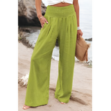 Corvina | High-Waisted Relaxed Linen Trousers