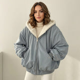 Florence | Reversible Teddy Bomber Jacket