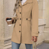 Elowen | Belted Mid-Season Trench Coat with Tailored Silhouette
