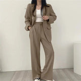 Annabelle | Tailored Blazer and Straight-Leg Trouser Ensemble