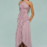 Lyra | Chic Halter Neck Dress