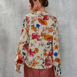 Madeline | Floral Print Blouse with Elegant Everyday Style