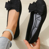 Annabelle | Ballerina Flats with Bow Detail