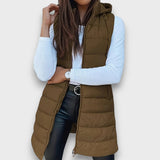 Daisy | Hooded Quilted Gilet