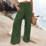 Corvina | High-Waisted Relaxed Linen Trousers