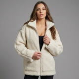 Georgina | Women's Teddy Fleece Coat with Full Zip
