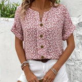 Talia | Floral Pattern Blouse