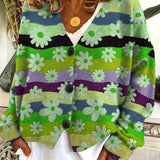 Juniper | Women's Vintage-Inspired Colourful Button-Up Cardigan