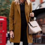 Rosie | Women's Double-Breasted Mid-Length Coat