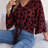 Rosalie | Animal Print Blouse with Elegant Everyday Style