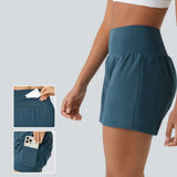 Elowen | High-Waisted Yoga Shorts with Sculpting Fit