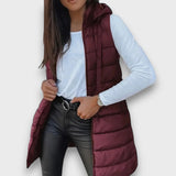 Daisy | Hooded Quilted Gilet