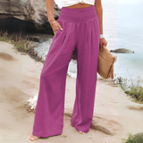 Corvina | High-Waisted Relaxed Linen Trousers