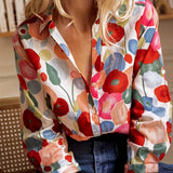 Lucienne | Floral Blouse with Elegant Feminine Style