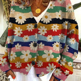 Juniper | Women's Vintage-Inspired Colourful Button-Up Cardigan