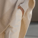 Clara | Chic Oversized Poncho Sweater for Women