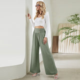 Harvey | High-waisted wide-leg trousers with elastic waistband