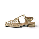 Phoebe | Pearl Net Detail Sandals