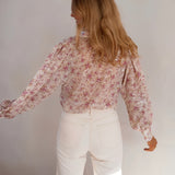 Marielle | Floral Print Button-Up Blouse with Elegant Fit