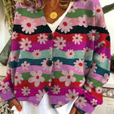 Juniper | Women's Vintage-Inspired Colourful Button-Up Cardigan