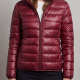 Women's Lightweight Packable Puffer Jacket with Hood – Quilted Autumn Winter Coat