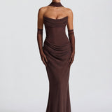 Arabella | Maxi Dress with Choker Neckline