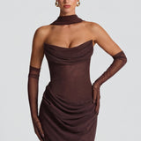 Arabella | Maxi Dress with Choker Neckline