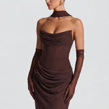 Arabella | Maxi Dress with Choker Neckline
