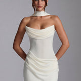 Arabella | Maxi Dress with Choker Neckline