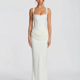 Cecilia | Maxi Dress with Corset-Inspired Silhouette