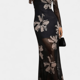 Marivelle | Women's Maxi Dress with Floral Print and Elegant Flowing Fit