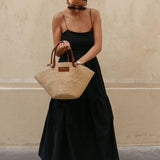 Novessa | Sleeveless Backless Midi Summer Dress