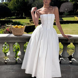 Elvoria | Chic Summer Midi Dress for Special Occasions