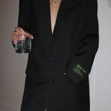 Constance | Oversized Blazer with Classic Lapels and Structured Shoulders