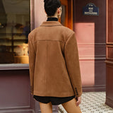 Arabella | Women's Suede Blazer with Tailored Fit