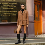 Arabella | Women's Suede Blazer with Tailored Fit