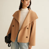 Orlisse | Cropped wool-blend coat