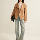 Orlisse | Cropped wool-blend coat