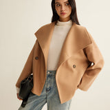 Orlisse | Cropped wool-blend coat