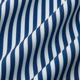 Cora | Navy Striped Blouse with Flared Sleeves