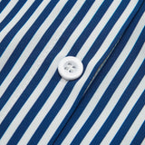 Cora | Navy Striped Blouse with Flared Sleeves