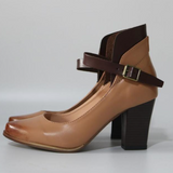 Phoebe | Classic Mary Jane Heels with Buckle Strap