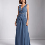 Maja | Maxi evening dress with V-neckline