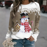 Henry | Women's Christmas Sweatshirt with Snowflake Design