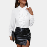 Lydia | Ruffled Blouse with Elegant Feminine Detail